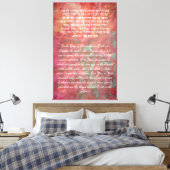 Toile Purim Hebre Prière Esther Judaica (Insitu(Chambre))