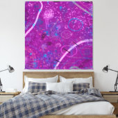 Toile Purple Abstrait Dreamscape (Insitu(Chambre))