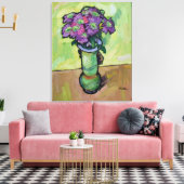 Toile 'Purple Chrysanthemums' (Insitu(Salon))