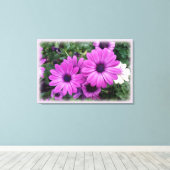 Toile Purple daisies (Insitu (Plancher de Bois))