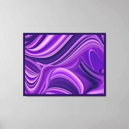 Toile Purple Dreams, Imaginaire Abstrait Rainbow Art (Recto)