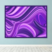 Toile Purple Dreams, Imaginaire Abstrait Rainbow Art (Insitu (Plancher de Bois))