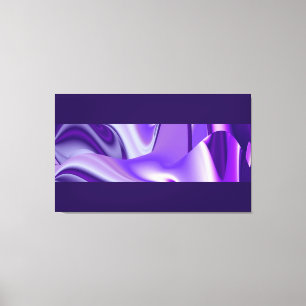 Toile Purple Dreams, Imaginaire Abstrait Rainbow Art