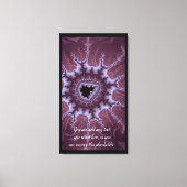 Toile Purple Fractal Mandelbrot Splash Ajouter un devis (Recto)