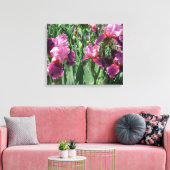 Toile Purple Irises Printemps Floral (Insitu(Salon))