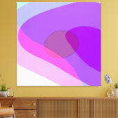 Toile Purple Retro Super Abstrait 409 (Insitu(Salon))