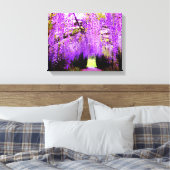 Toile Purple Wisteria Wall Art (Insitu(Chambre))