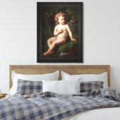 Toile Putto Alimenter Une Fraise À Un Oiseau (Insitu(Chambre))