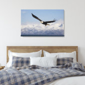 Toile Pygargue à tête blanche en vol, Haliaeetus leucoce (Insitu(Chambre))