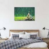 Toile Pygargue à tête blanche perché sur une branche (Insitu(Chambre))