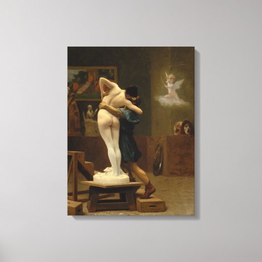 Toile Pygmalion et Galatea par Jean-Leon Gerome (Recto)