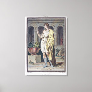 Toile Pylades, costume pour "Andromache" par Jean