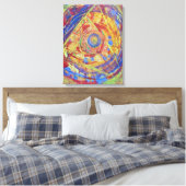 Toile Pyramide Abstrait (Insitu(Chambre))