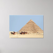 Toile Pyramide de Khafre et chapelet de chars (Recto)