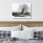 Toile Pyramide de l'Elkhorn dans le Haut Missouri, plaqu (Insitu(Chambre))