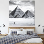 Toile Pyramides noires et blanches (Insitu(Chambre))
