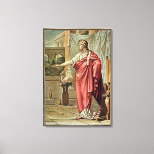 Toile Pyrrhus, costume pour "Andromache" par Jean