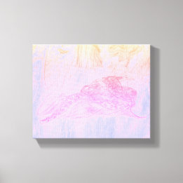 Toile Python in Mist Canvas Print