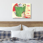 Toile "Q" initial historique représentant des drapeaux (Insitu(Chambre))