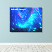 Toile Qaanaaq - Lumières du Nord (Insitu (Plancher de Bois))