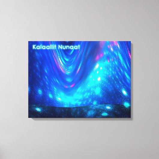 Toile Qaanaaq - Lumières du Nord (Recto)