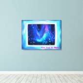 Toile Qaanaaq - Lumières du Nord (Insitu (Plancher de Bois))