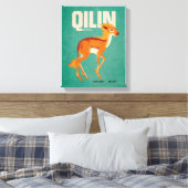 Toile Qilin Vintage Graphic (Insitu(Chambre))