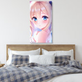 Toile QT Yeux Bleus 3 (Insitu(Chambre))