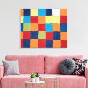 Toile "Qu 1" Tableau de couleurs Paul Klee
