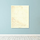 Toile Quadrillage de Palmdale montrant San Andreas Rift (Insitu (Plancher de Bois))