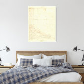 Toile Quadrillage de Palmdale montrant San Andreas Rift (Insitu(Chambre))