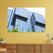 Toile Quadrillage vers le ciel (Insitu(Salon))