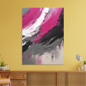 Toile Quadro abstrato, bege, magenta, preto, cinza e bra (Insitu(Salon))