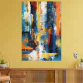 Toile Quadro abstrato Impressão em Canvas (Insitu(Salon))
