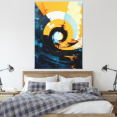 Toile Quadro abstrato Impressão em Tela (Insitu(Chambre))