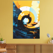 Toile Quadro abstrato Impressão em Tela (Insitu(Salon))