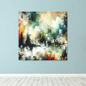 Toile Quadro Abstrato várias cores (Insitu (Plancher de Bois))