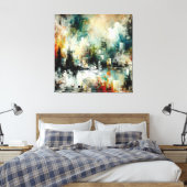 Toile Quadro Abstrato várias cores (Insitu(Chambre))