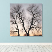 Toile Quadro Árvore seca no deserto (Insitu (Plancher de Bois))