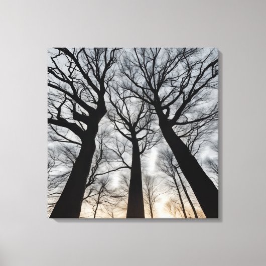 Toile Quadro Árvore seca no deserto (Recto)