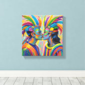 Toile Quadro  de casal apaixonados  (Insitu (Plancher de Bois))