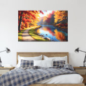 Toile Quadro Decorativo Floresta de Outono (Insitu(Chambre))