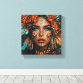 Toile Quadro "Filha da terra" (Insitu (Plancher de Bois))