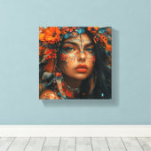 Toile Quadro "Filha da terra" (Insitu (Plancher de Bois))