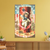 Toile Quand le drapeau de la liberté passe (Insitu(Salon))