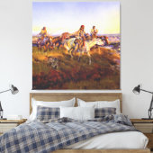 Toile « Quand les Blancs deviennent rouges » par Charles (Insitu(Chambre))