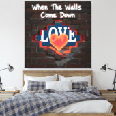 Toile Quand Les Murs Tombent (Insitu(Chambre))