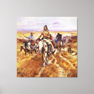 Toile « Quand les plaines étaient à lui » par Charles M.