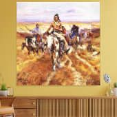 Toile "Quand les plaines étaient siennes" par Charles M  (Insitu(Salon))