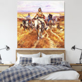 Toile "Quand les plaines étaient siennes" par Charles M  (Insitu(Chambre))